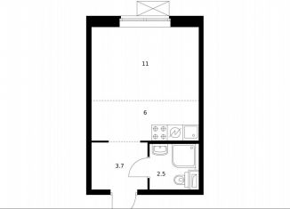 Продается квартира студия, 23.1 м2, Москва, жилой комплекс Большая Академическая 85, к3.2