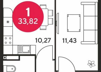 Продается квартира студия, 33.8 м2, Ростов-на-Дону