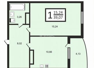 Продаю 1-ком. квартиру, 39.1 м2, Владимир, улица Лакина, 2Б