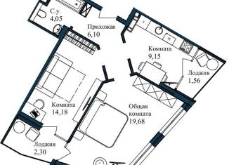 Продаю трехкомнатную квартиру, 59.7 м2, Севастополь, улица Лётчиков, 10