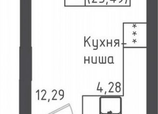 Продам квартиру студию, 25.5 м2, Московская область, 2-й Восточный проезд