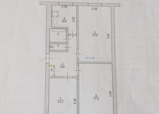 Продаю 3-комнатную квартиру, 62 м2, Волгоградская область, Рабочая улица, 18