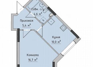 Однокомнатная квартира на продажу, 36.7 м2, Ижевск, Октябрьский район, улица Холмогорова, 89