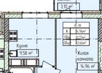 Продается 1-комнатная квартира, 32.7 м2, Ярославль, улица Строителей, 17