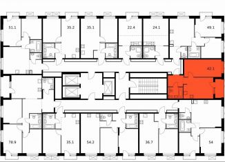 Продажа 1-ком. квартиры, 41.3 м2, Калужская область, жилой комплекс Парковый Квартал, 5