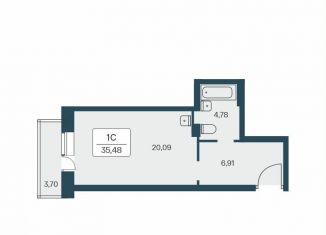 Продаю квартиру студию, 36.3 м2, Новосибирск, улица Зорге, 229/2