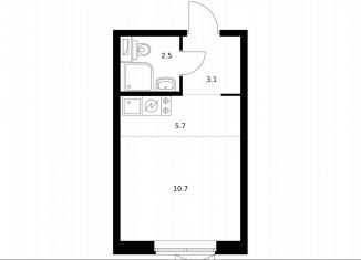 Продам квартиру студию, 21.9 м2, Москва, район Очаково-Матвеевское