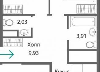 2-ком. квартира на продажу, 64.3 м2, Симферополь