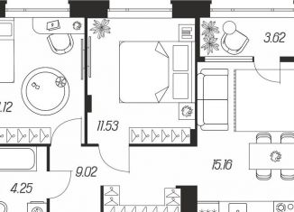 Продаю двухкомнатную квартиру, 54.7 м2, Тула, Зареченский территориальный округ