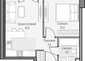 Продажа 1-комнатной квартиры, 39 м2, Москва, метро Бутырская, улица Академика Королёва, 21